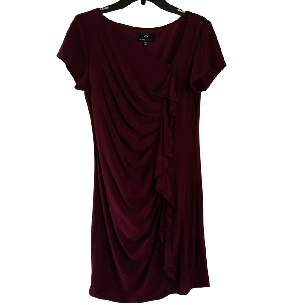 EUC Ronni Nicole Burgundy Dress